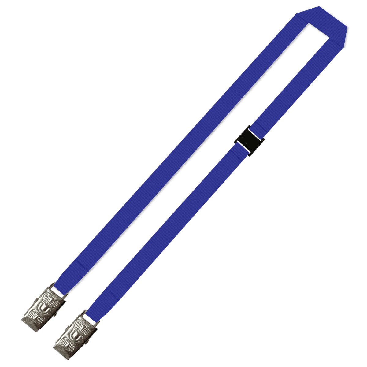 Gemini Plain Lanyard with Double Alligator and Breakaway