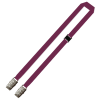 Gemini Plain Lanyard with Double Alligator and Breakaway