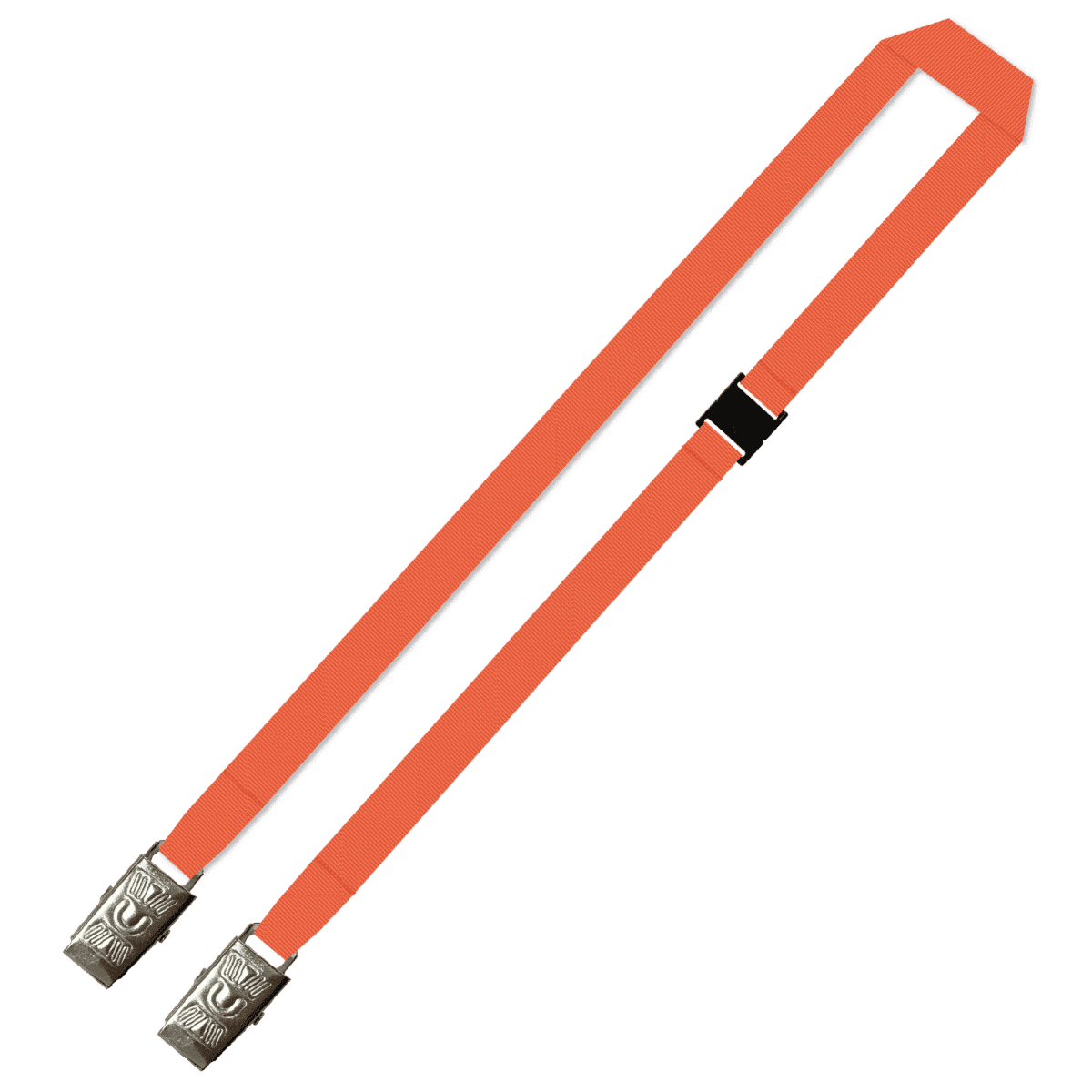 Gemini Plain Lanyard with Double Alligator and Breakaway