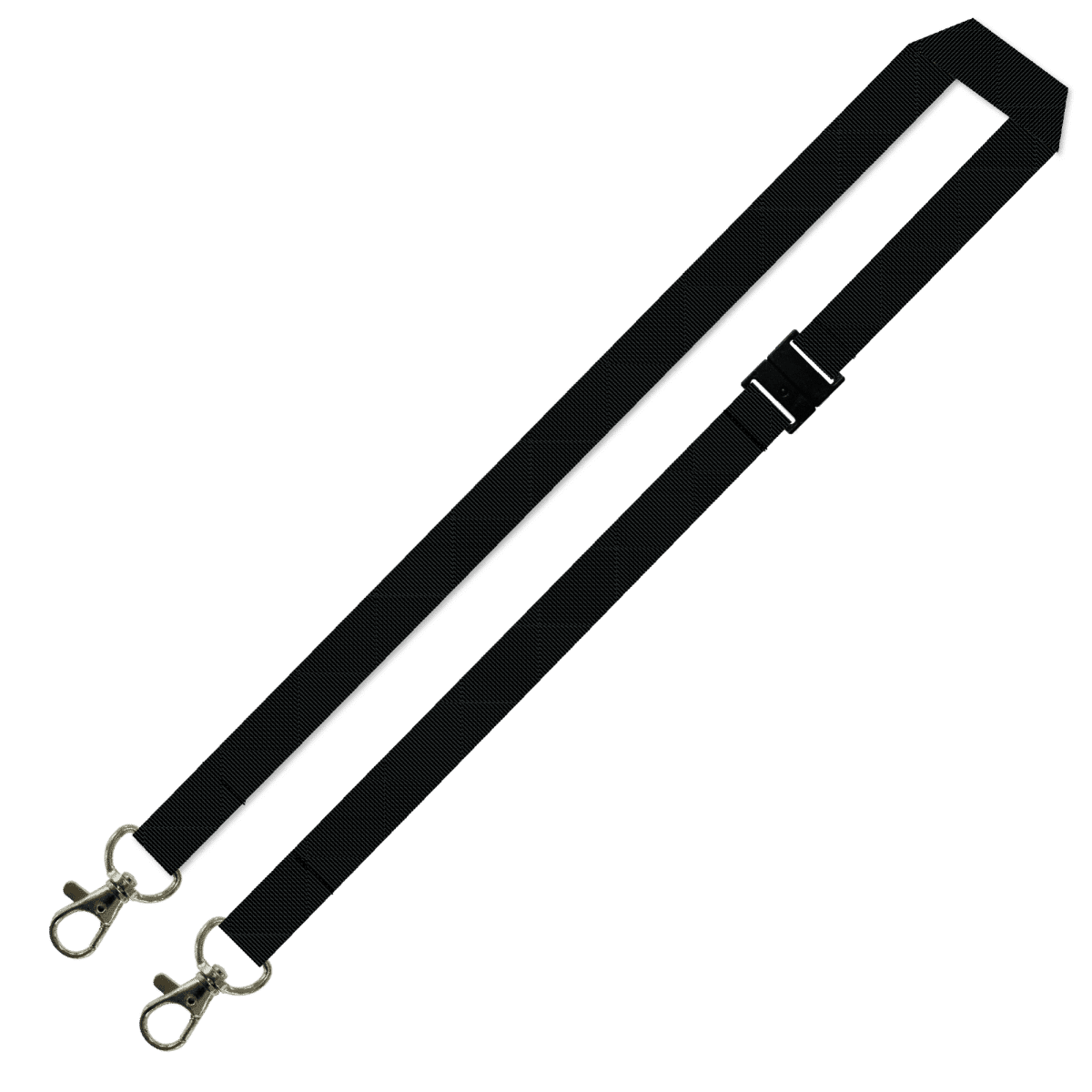 Gemini Plain Lanyard with Double Carabiner and Breakaway