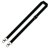 Gemini Plain Lanyard with Double Carabiner and Breakaway