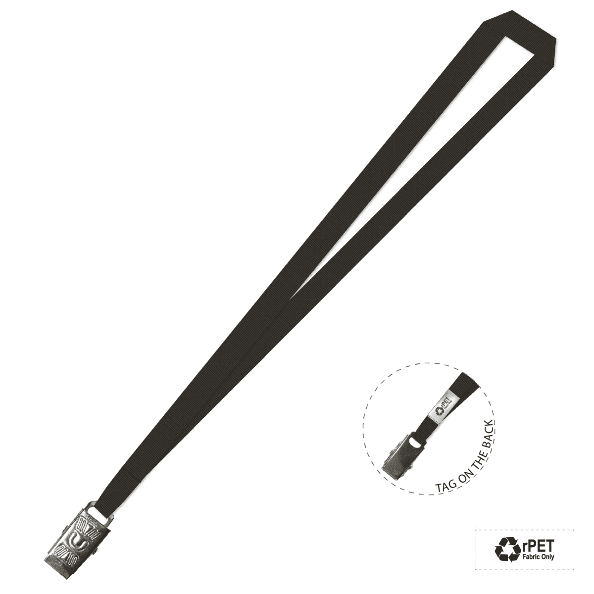 Gemini Plain Lanyard with Alligator Clip