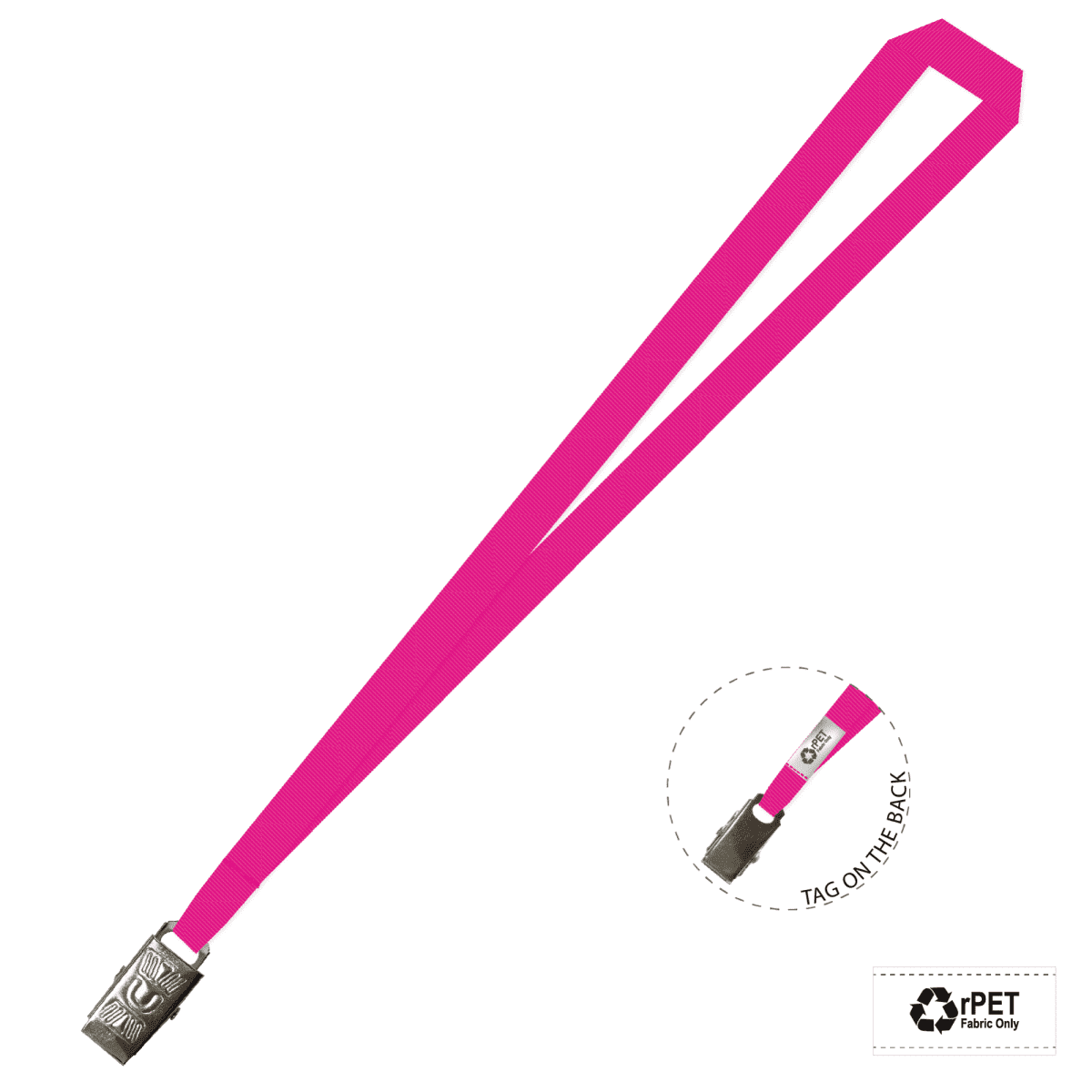 Gemini Plain Lanyard with Alligator Clip