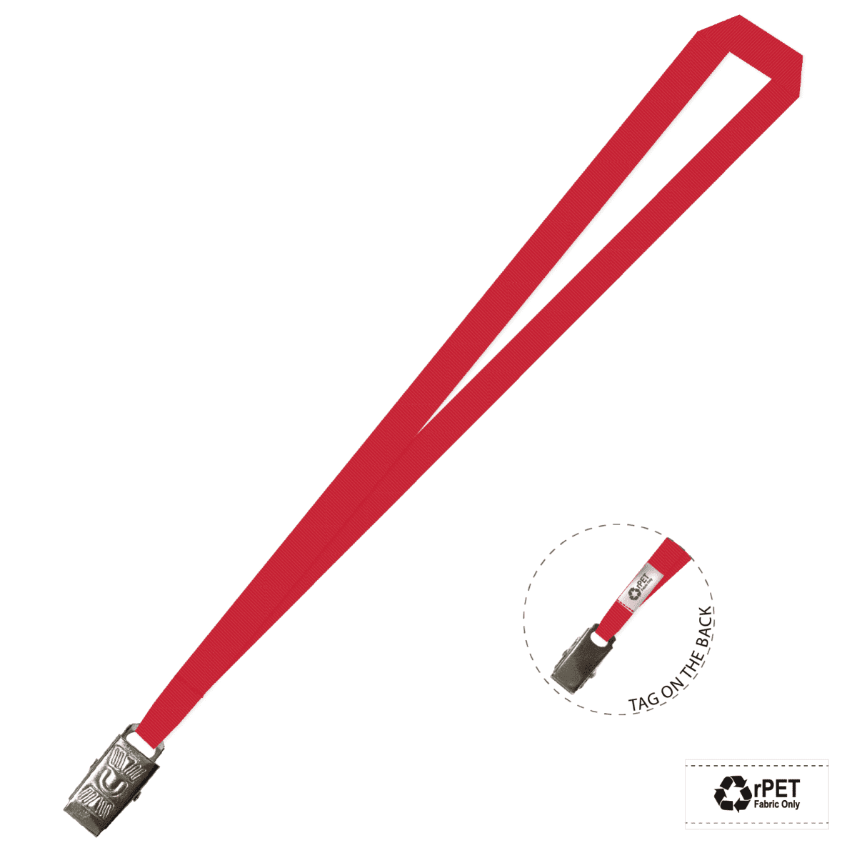 Gemini Plain Lanyard with Alligator Clip