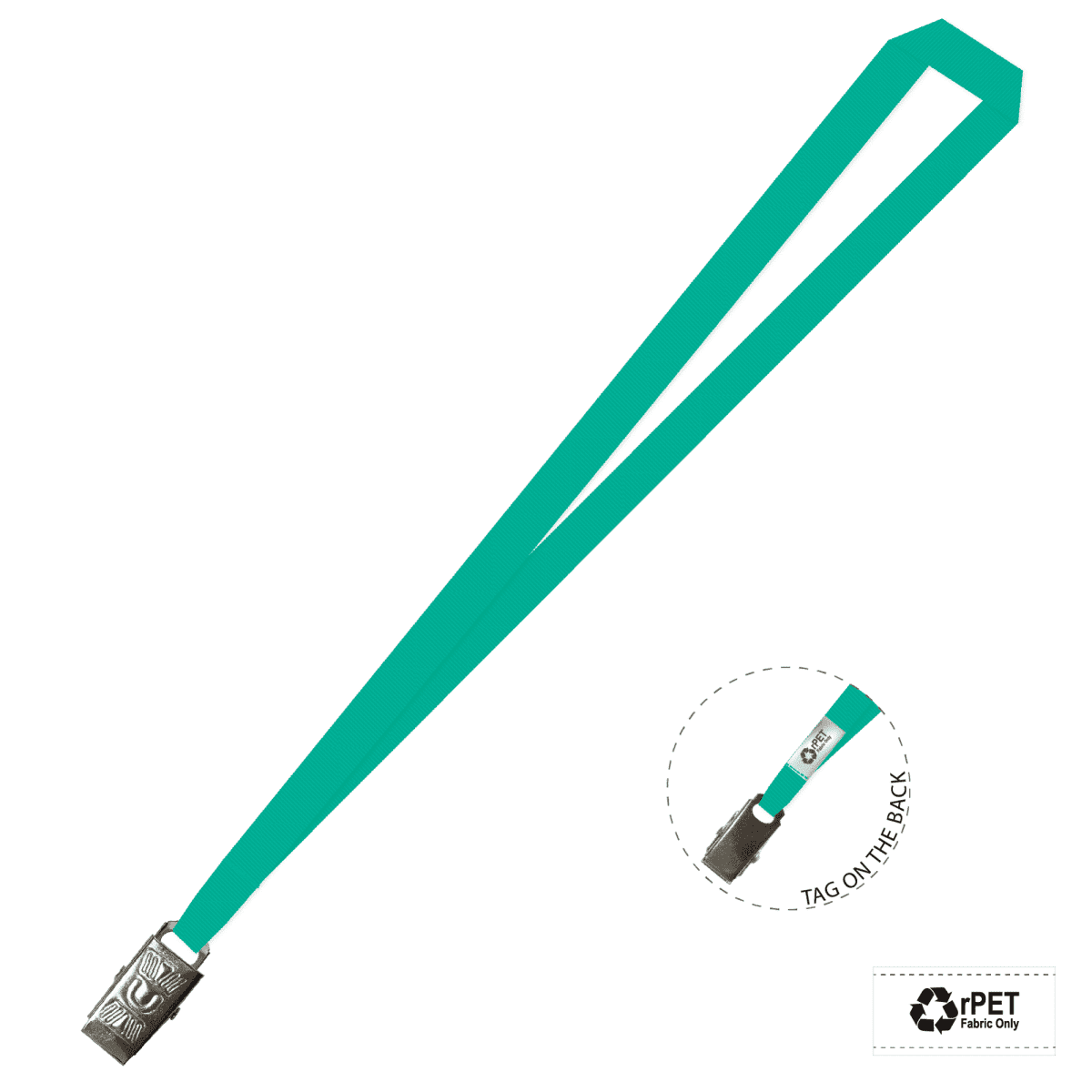 Gemini Plain Lanyard with Alligator Clip