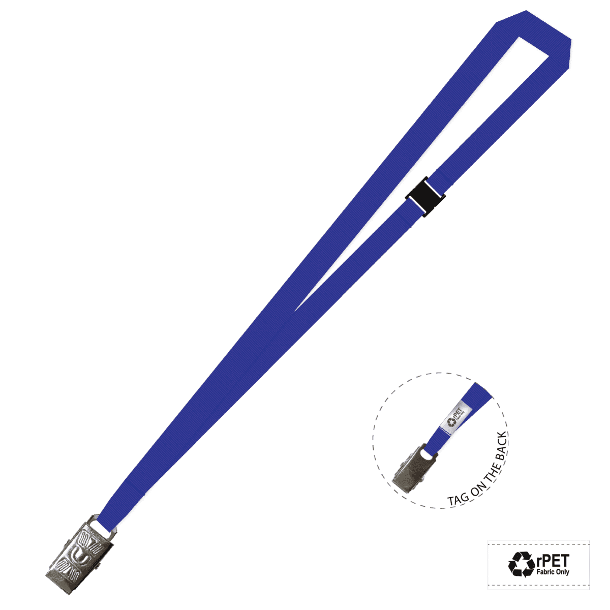 Gemini Plain Lanyard with Alligator Clip and Breakaway