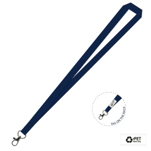 Gemini Plain Lanyard with Carabiner - 15mm rPET