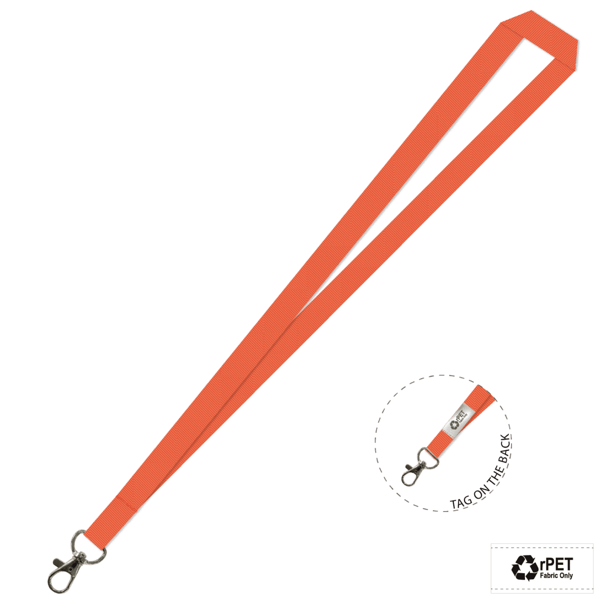 Gemini Plain Lanyard with Carabiner