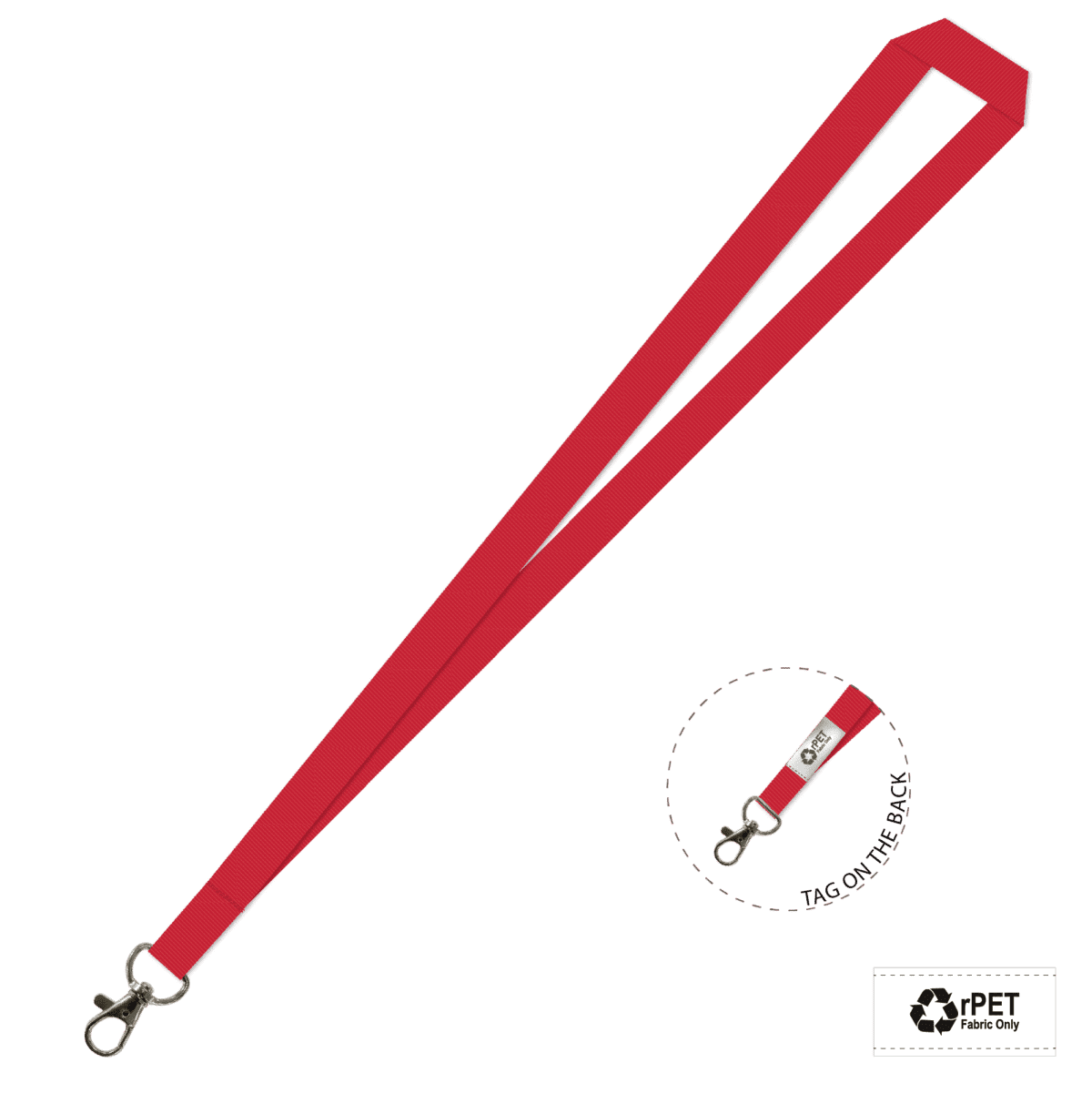 Gemini Plain Lanyard with Carabiner