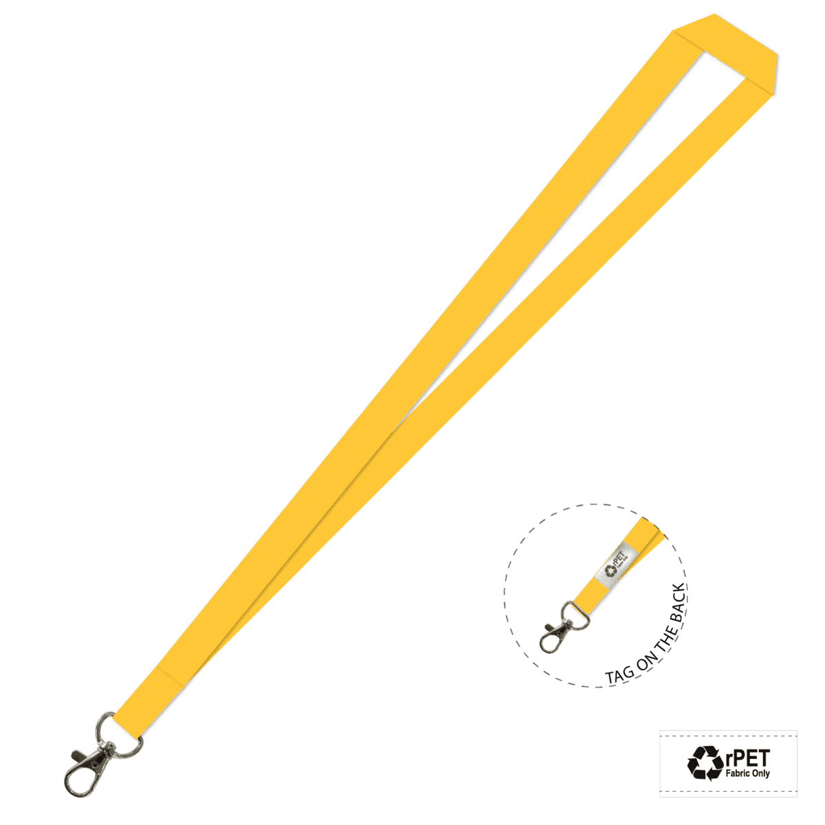 Gemini Plain Lanyard with Carabiner