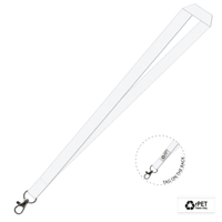 Gemini Plain Lanyard with Carabiner - 20mm rPET