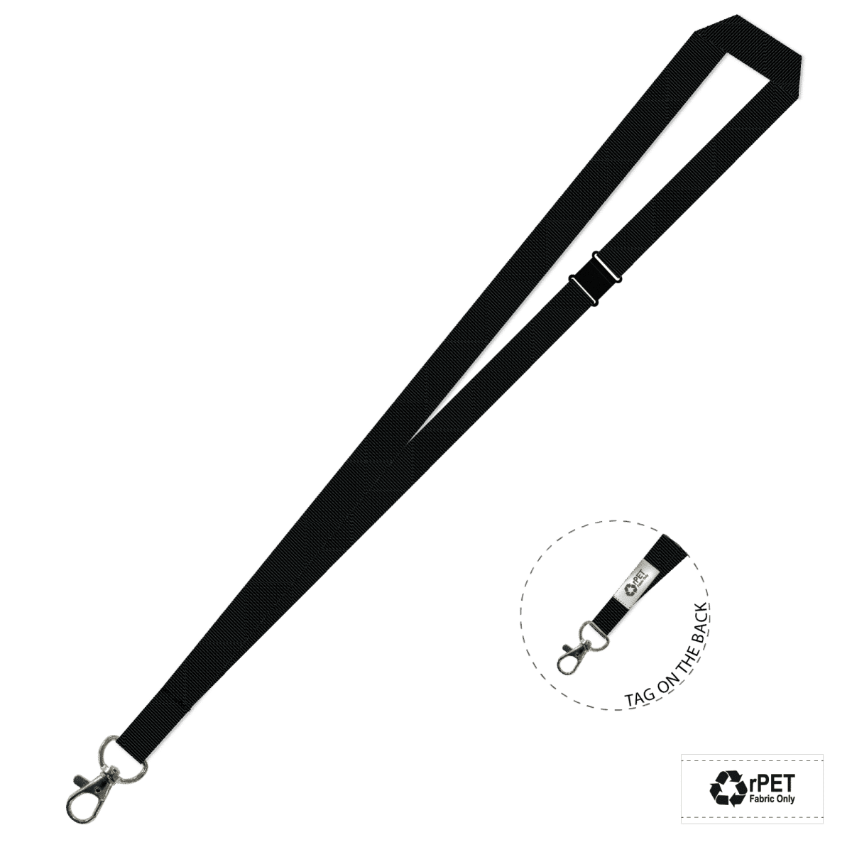 Gemini Plain Lanyard with Carabiner and Breakaway