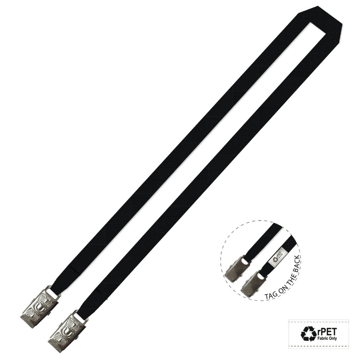 Gemini Plain Lanyard with Double Alligator