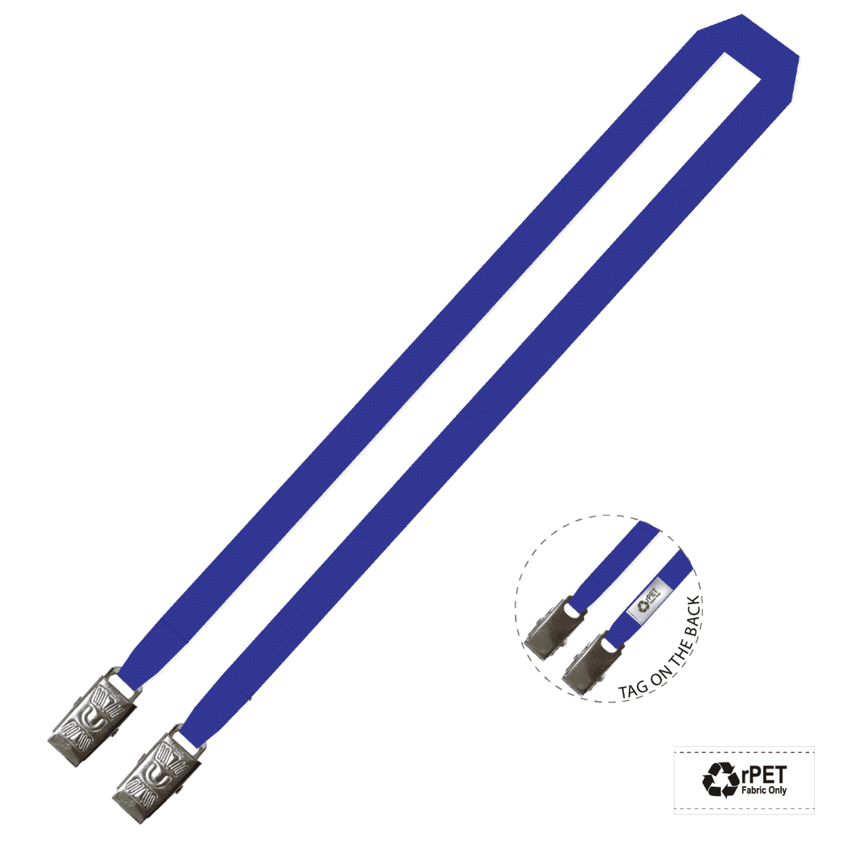 Gemini Plain Lanyard with Double Alligator