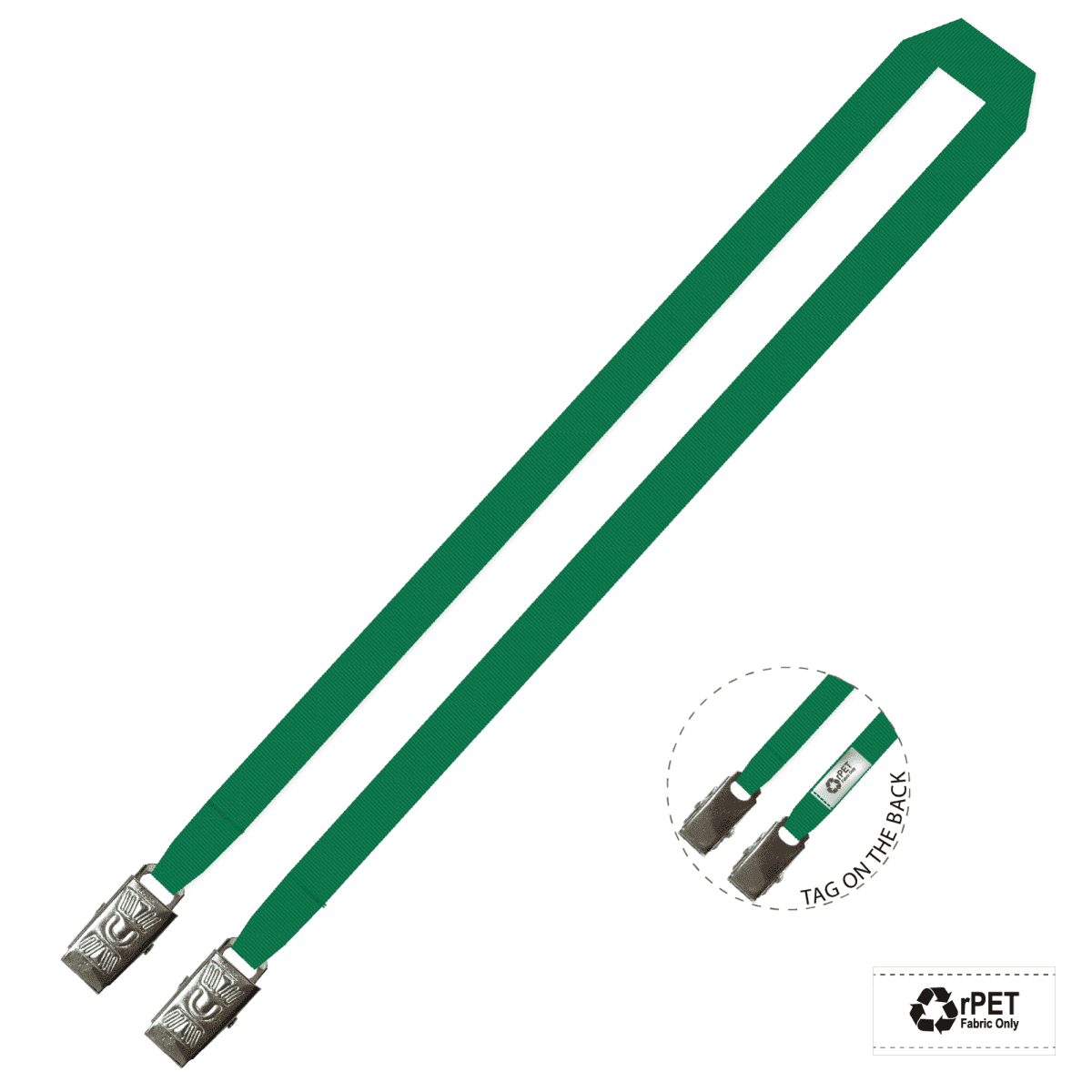 Gemini Plain Lanyard with Double Alligator