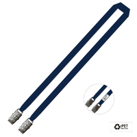 Gemini Plain Lanyard with Double Alligator