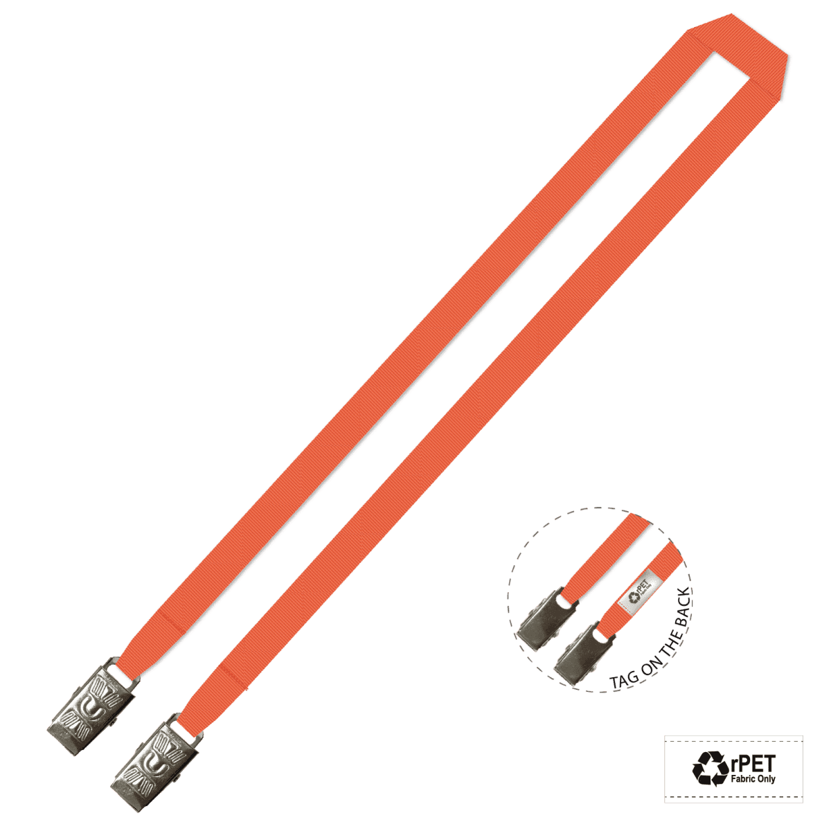 Gemini Plain Lanyard with Double Alligator