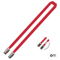 Gemini Plain Lanyard with Double Alligator