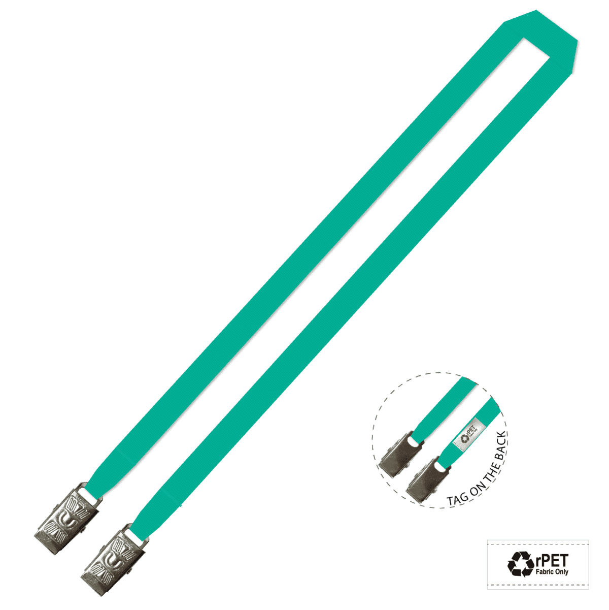Gemini Plain Lanyard with Double Alligator