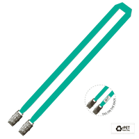 Gemini Plain Lanyard with Double Alligator
