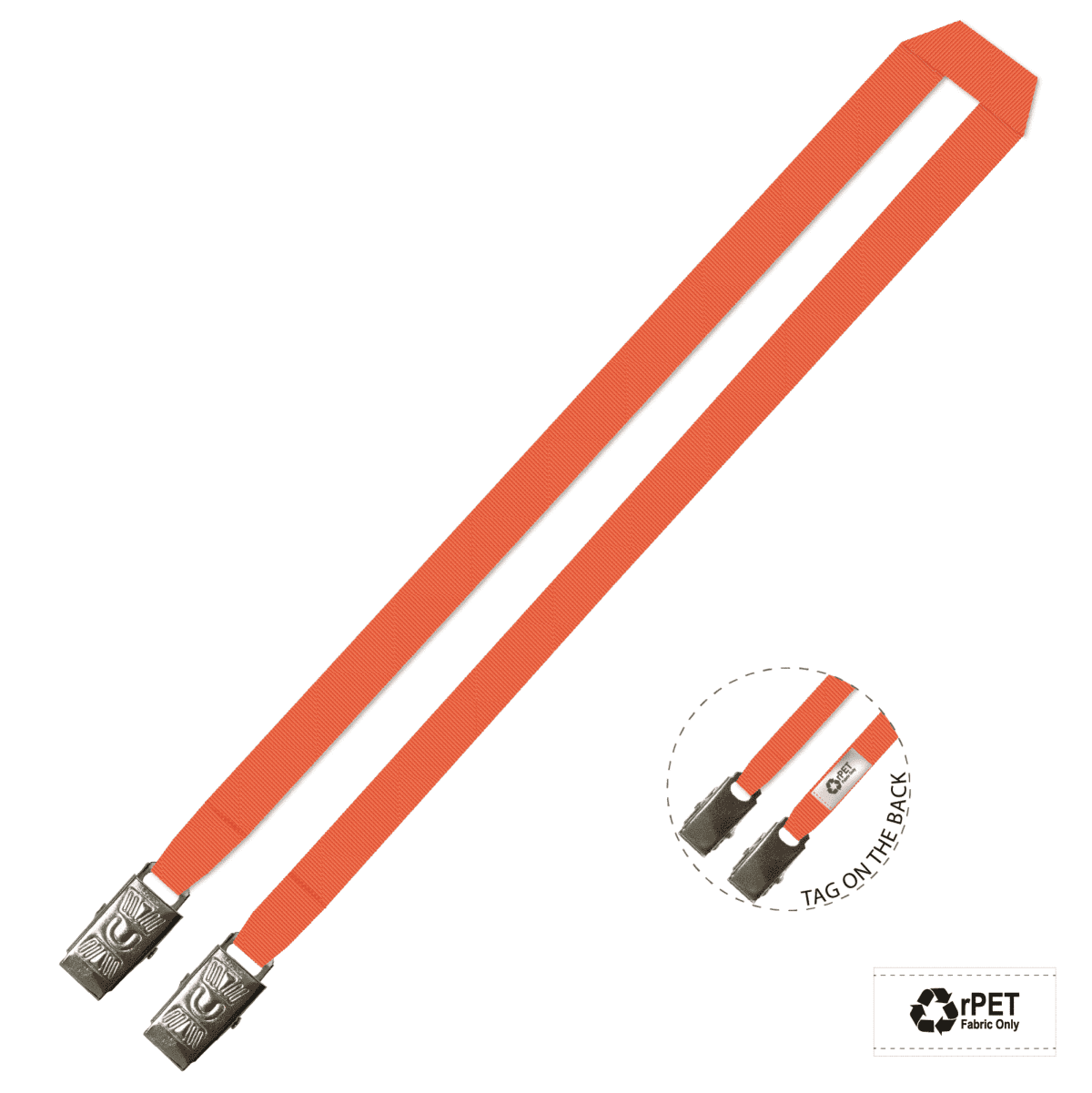 Gemini Plain Lanyard with Double Alligator