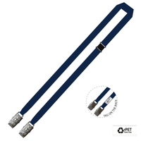 Gemini Plain Lanyard with Double Alligator and Breakaway