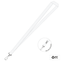 Gemini Plain Lanyard with Swivel Hook - 15mm rPET