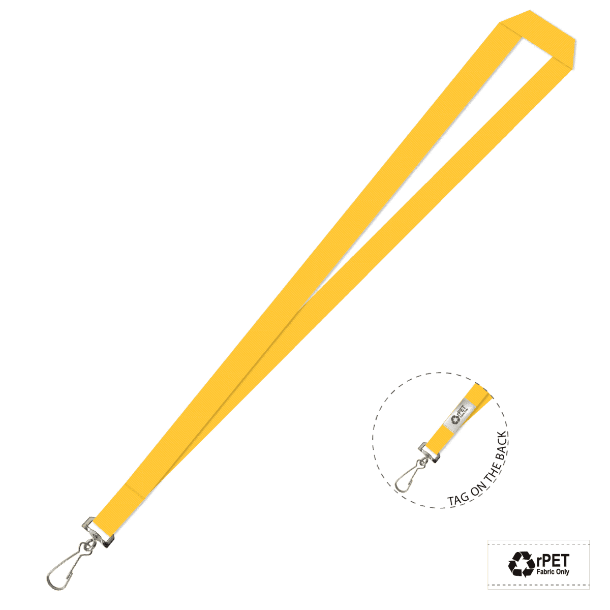 Gemini Plain Lanyard with Swivel Hook