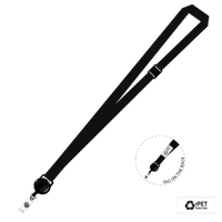 Gemini Plain Lanyard with Retractable Reel and Breakaway