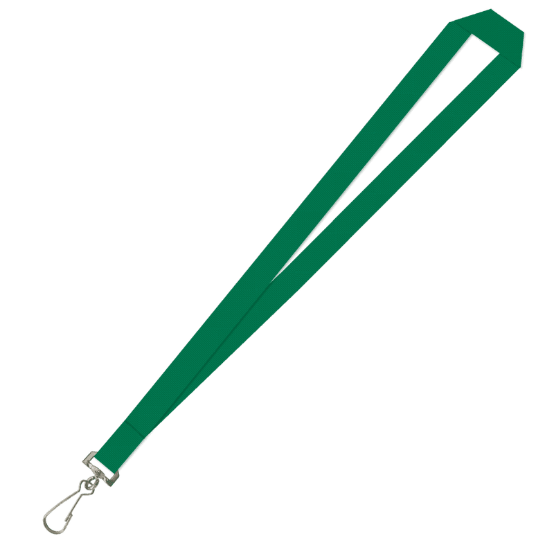 Gemini Plain Lanyard with Swivel Hook - 15mm Polyester