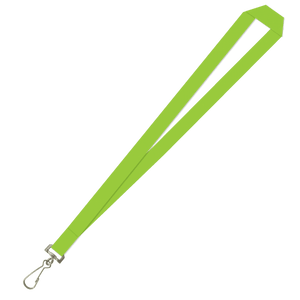 Gemini Plain Lanyard with Swivel Hook - 15mm Polyester