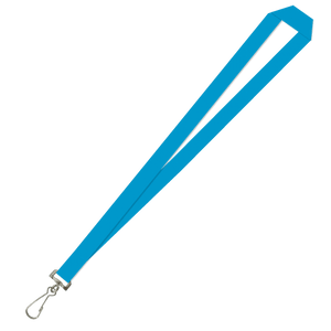Gemini Plain Lanyard with Swivel Hook - 15mm Polyester