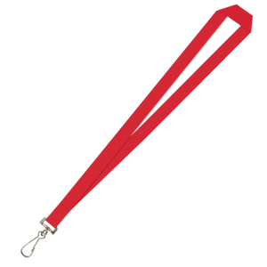 Gemini Plain Lanyard with Swivel Hook - 15mm Polyester