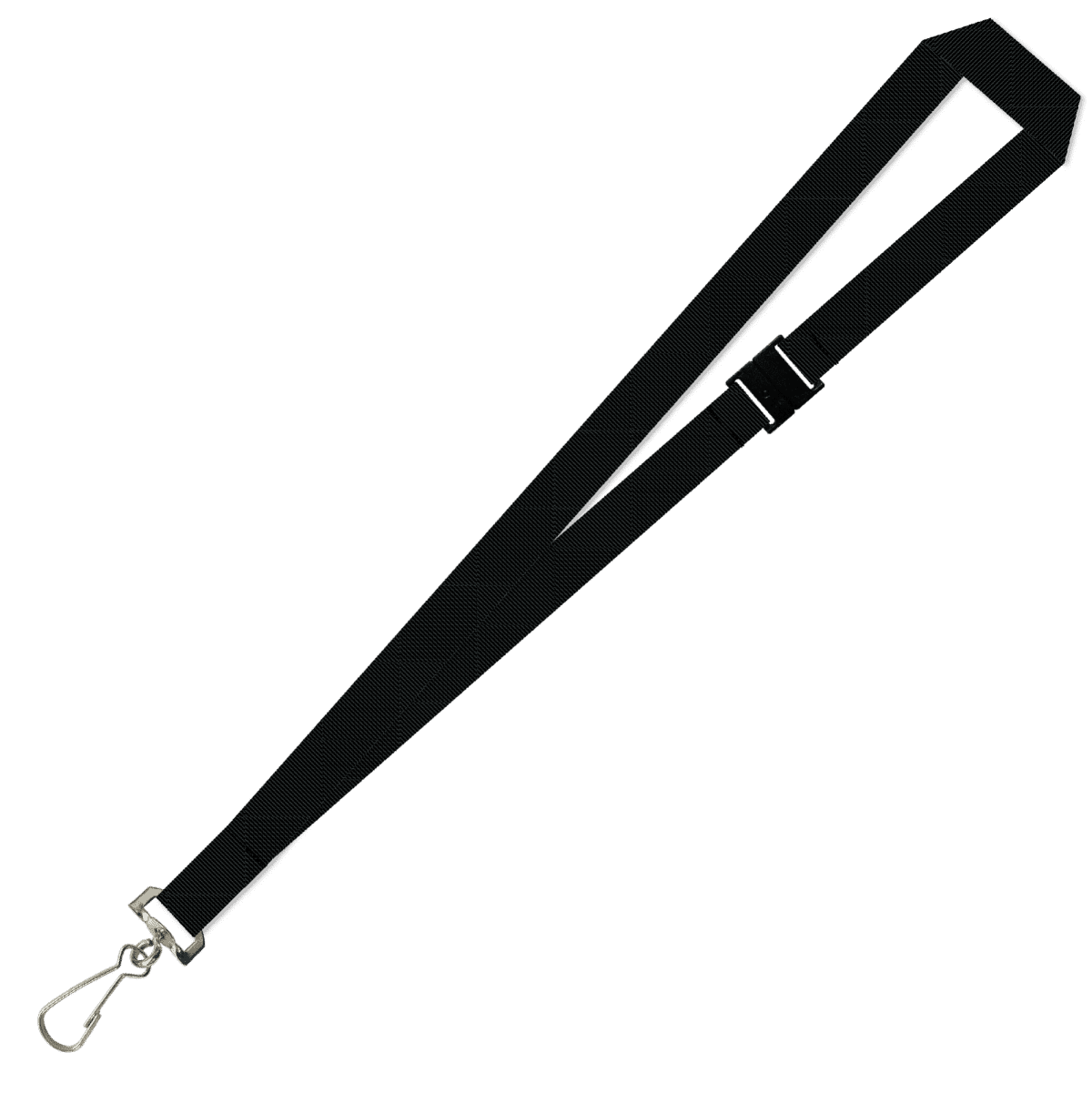 Gemini Plain Lanyard with Swivel Hook and Breakaway
