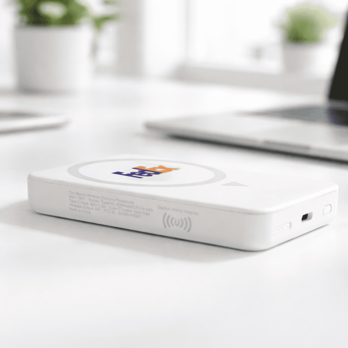 The Mason Wireless Charging Powerbank 5000mAh