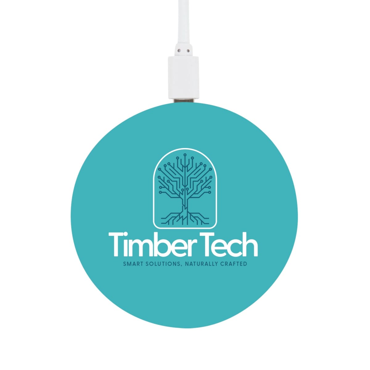 Arc Round Bamboo Wireless Charger
