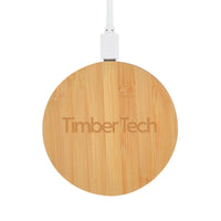 Arc Round Bamboo Wireless Charger