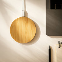Arc Round Bamboo Wireless Charger