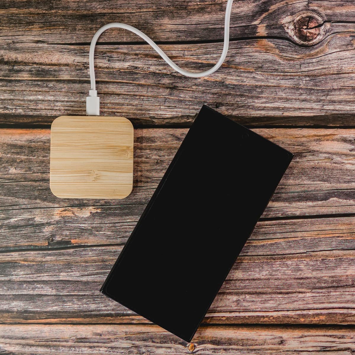 Arc Square Bamboo Wireless Charger