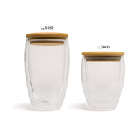 Sierra 450ml Double Wall Glass Cup