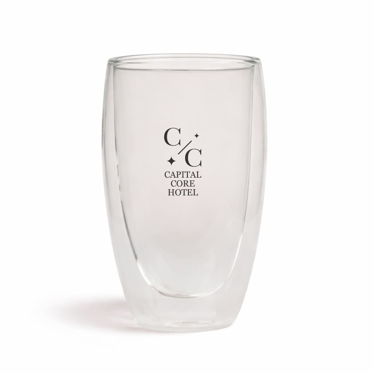 Sierra 450ml Double Wall Glass Cup