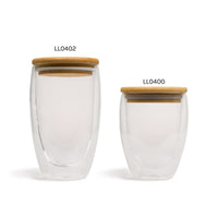 Sierra 450ml Double Wall Glass Cup
