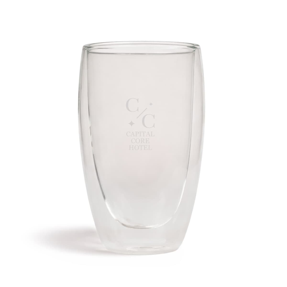 Sierra 450ml Double Wall Glass Cup