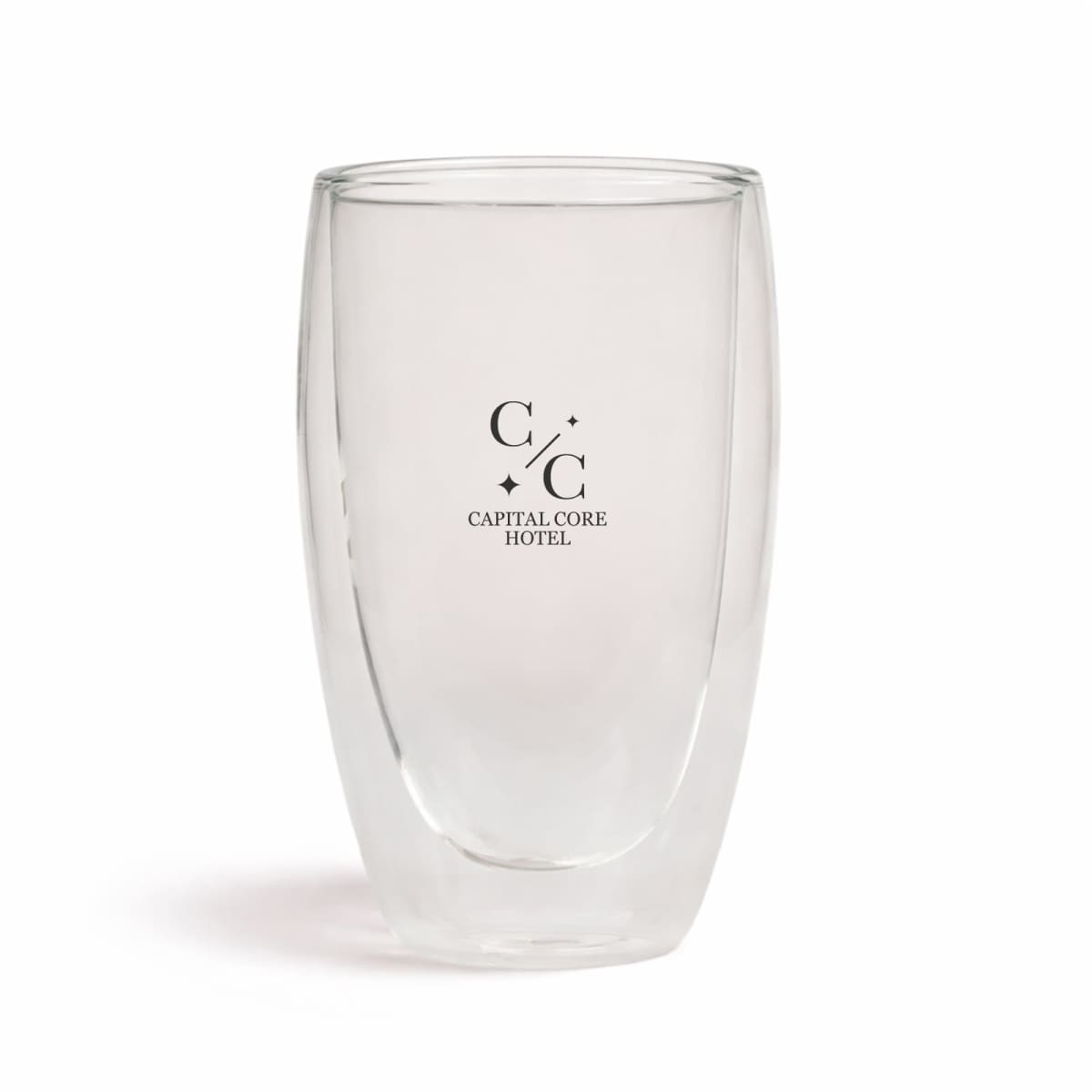 Sierra 450ml Double Wall Glass Cup