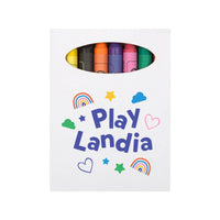 Get Crafty Folding Calico Bag and Crayons