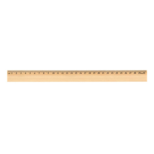 Axis 30cm Wooden Ruler