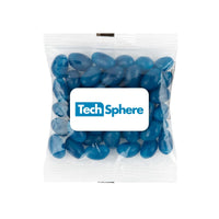Corporate Colour Mini Jelly Beans in 50 Gram Cello Bag