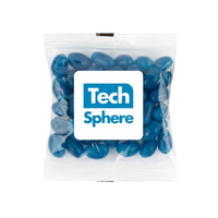 Corporate Colour Mini Jelly Beans in 50 Gram Cello Bag