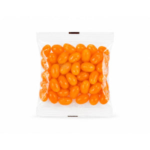 Corporate Colour Mini Jelly Beans in 50 Gram Cello Bag