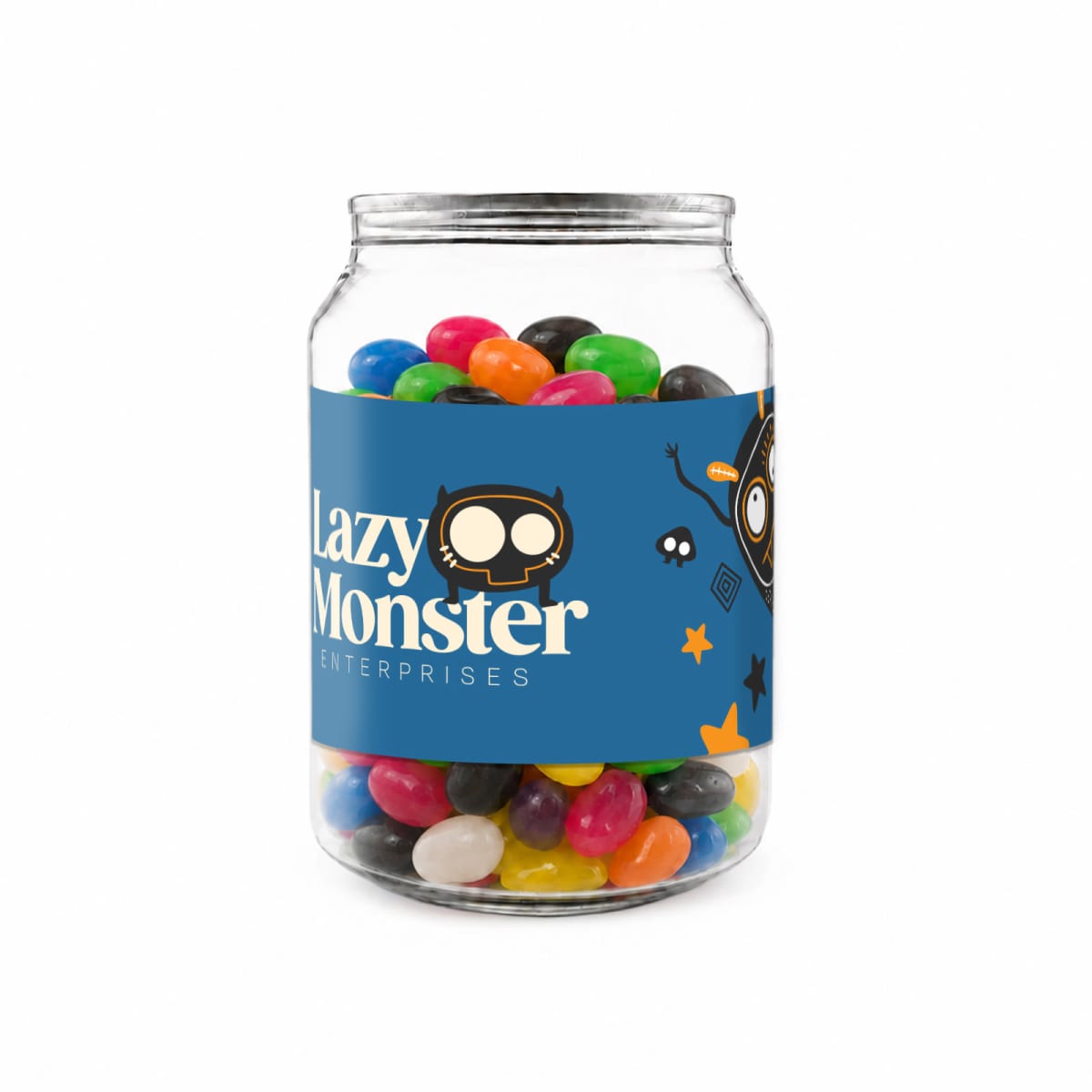 Assorted Jelly Beans in Clear Can 210g
